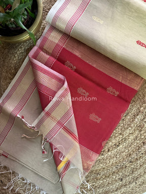 Maheshwari Zari Butti Saree