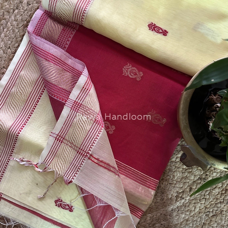 Maheshwari Zari Butti Saree