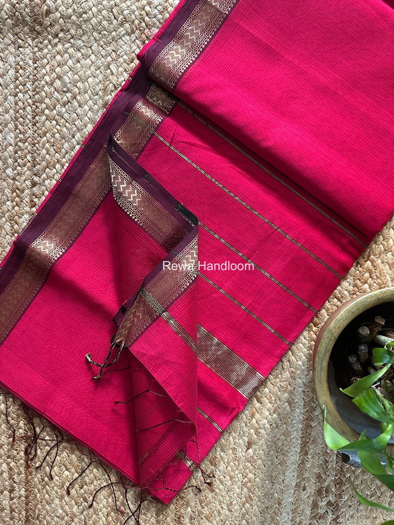 Maheshwari Rasta Lehar Saree