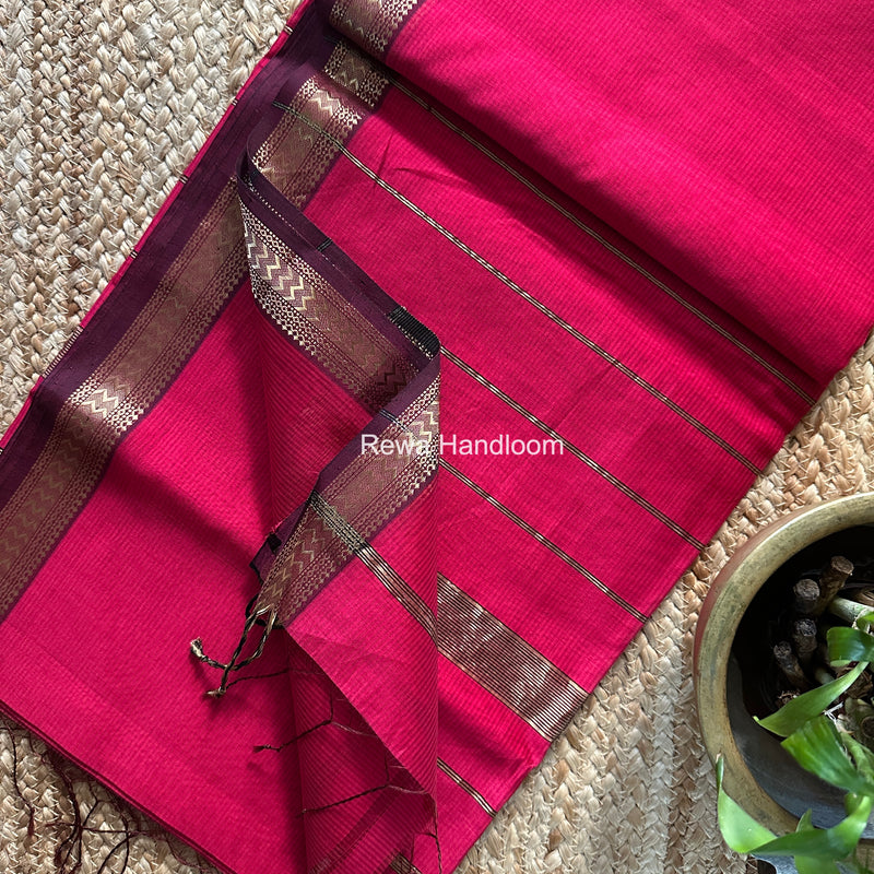 Maheshwari Rasta Lehar Saree