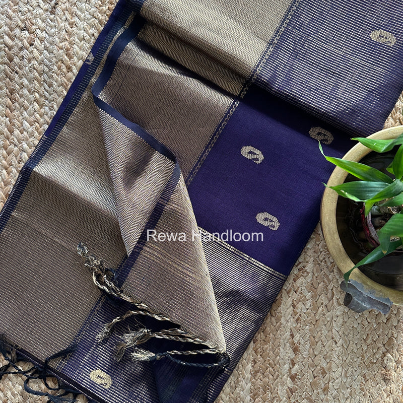 Maheshwari Tissue Butti Saree