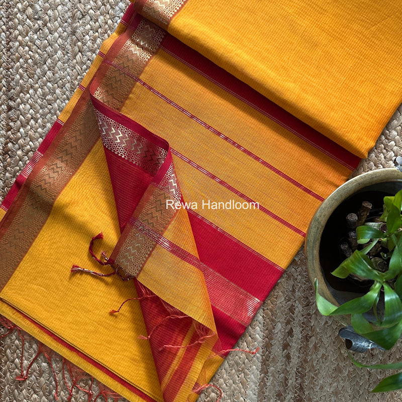 Maheshwari Rasta Lehar Saree