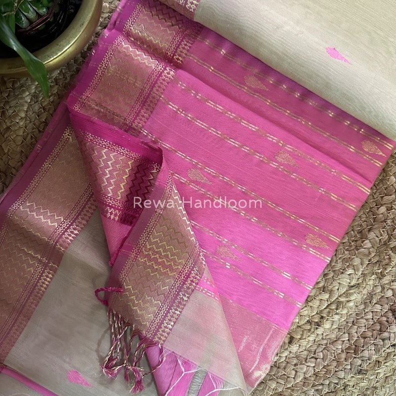 Maheshwari Zari Butti Saree