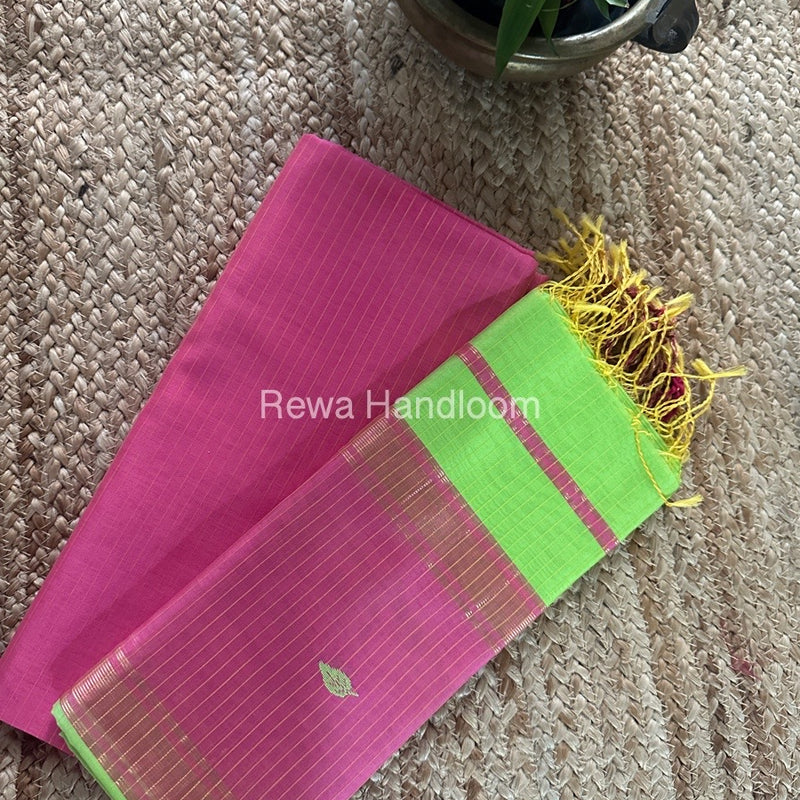 Maheshwari Top-Dupatta Set