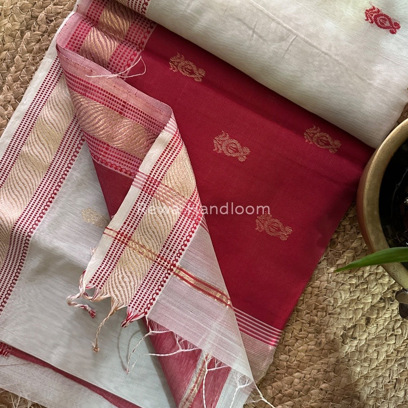 Maheshwari Zari Butti Saree