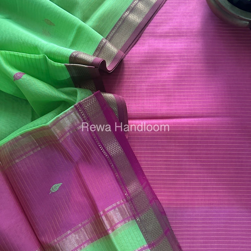 Maheshwari Motifs Top-Dupatta Set