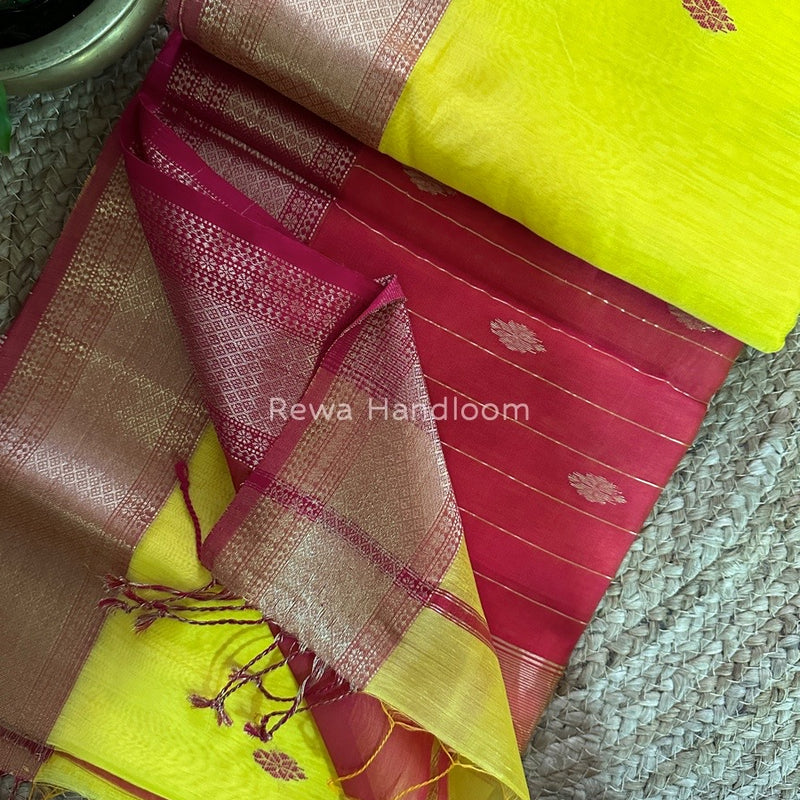 Maheshwari Zari Butti Saree