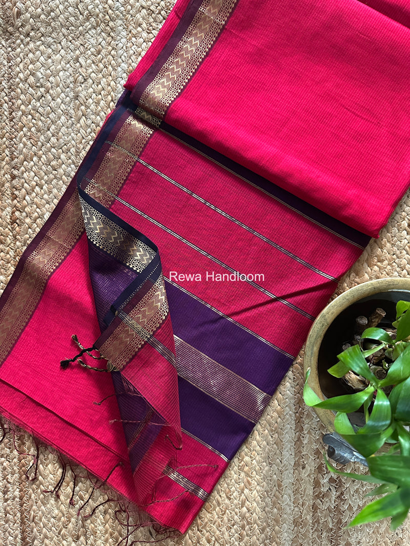 Maheshwari Rasta Lehar Saree