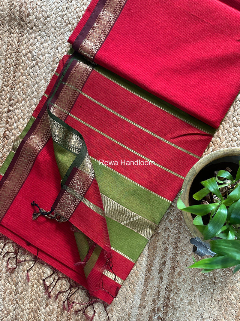 Maheshwari Rasta Lehar Saree