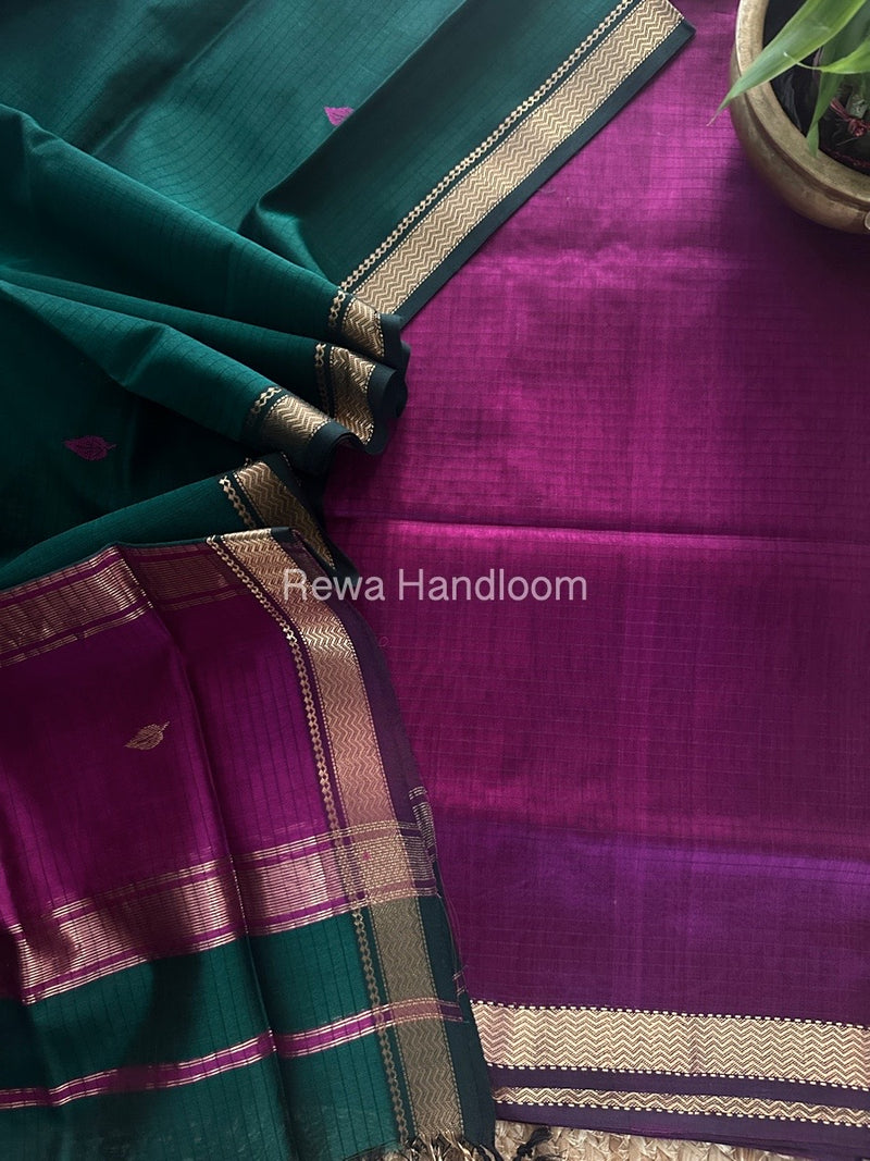 Maheshwari Motifs Top-Dupatta Set
