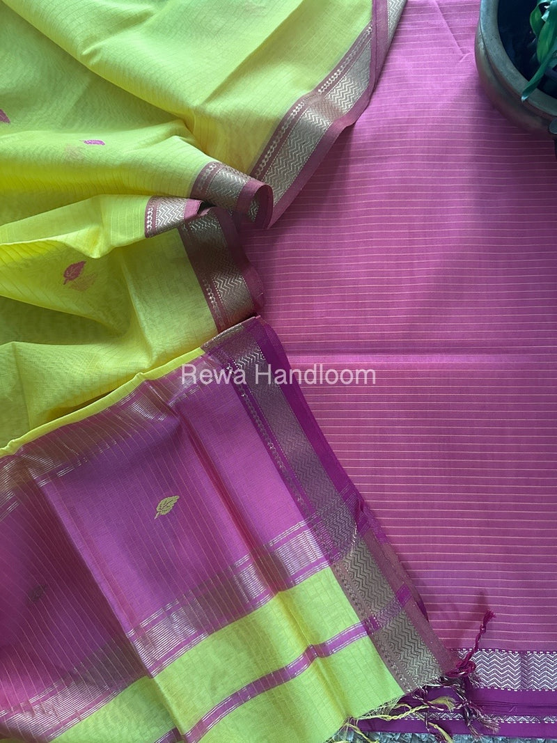 Maheshwari Motifs Top-Dupatta Set