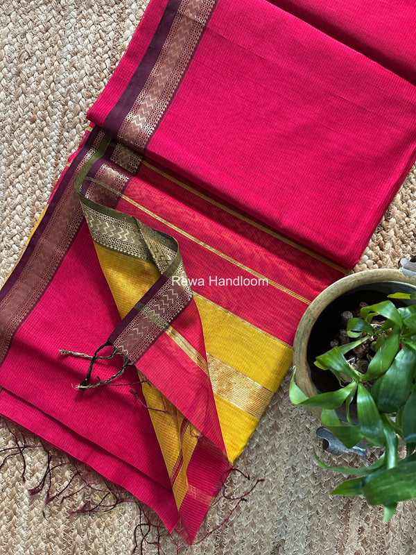 Maheshwari Rasta Lehar Saree
