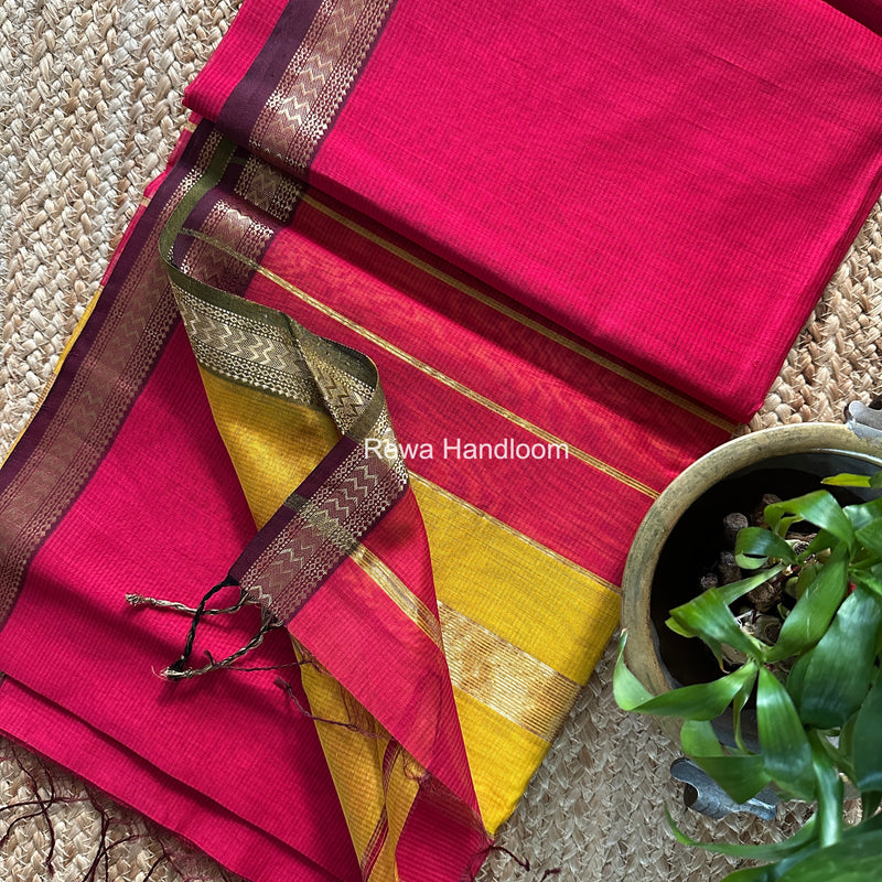 Maheshwari Rasta Lehar Saree