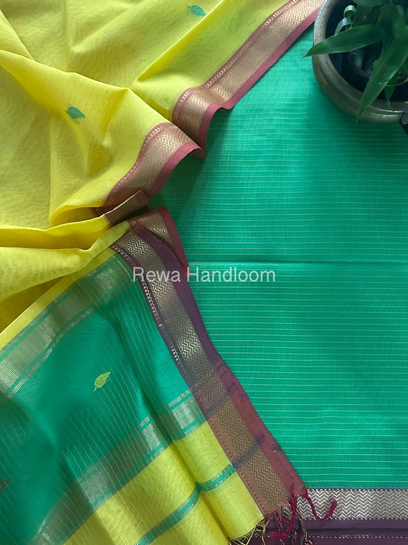 Maheshwari Motifs Top-Dupatta Set