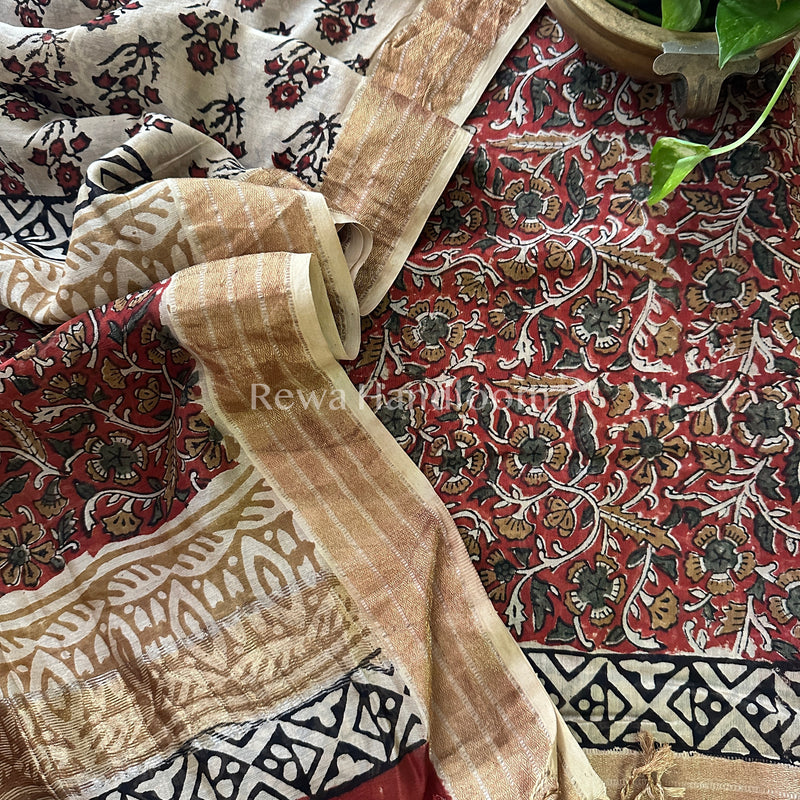Maheshwari Bagru Printed Dress Material