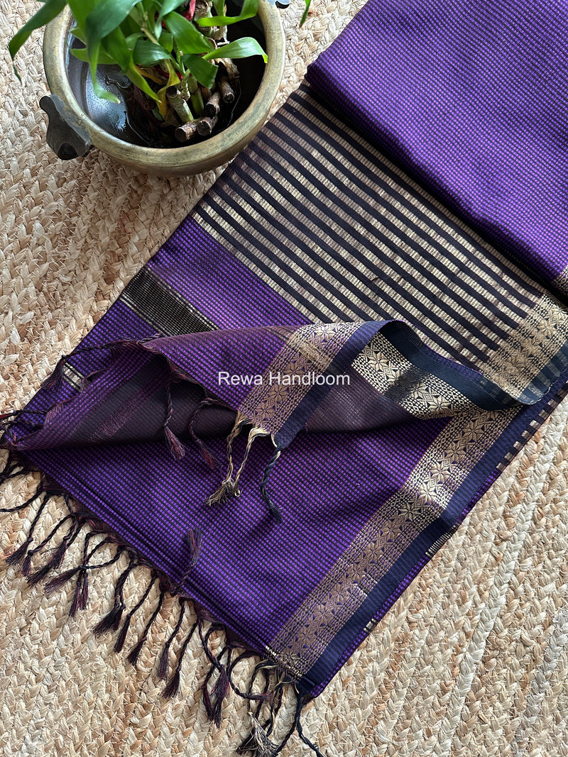 Maheshwari Garbha Reshami Silk Saree