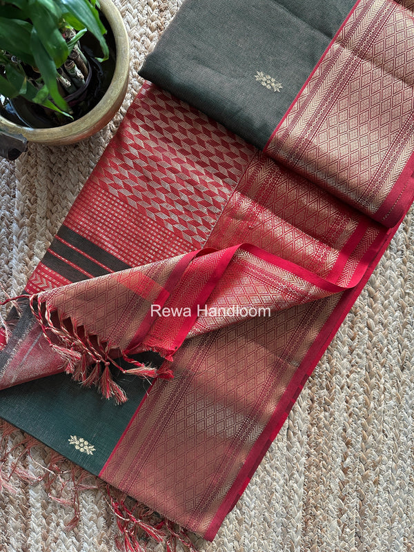 Maheshwari Tissue Rich Pallu Saree