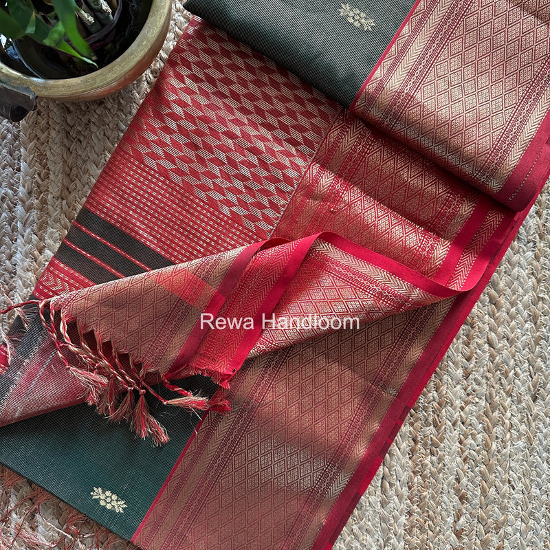 Maheshwari Tissue Rich Pallu Saree