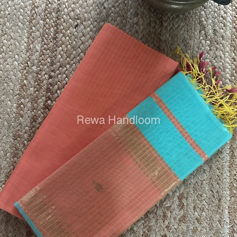 Maheshwari Top-Dupatta Set