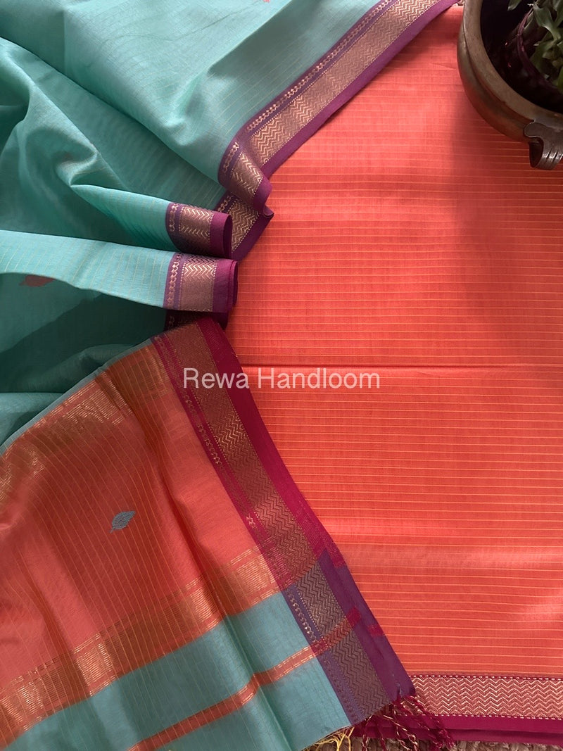 Maheshwari Motifs Top-Dupatta Set