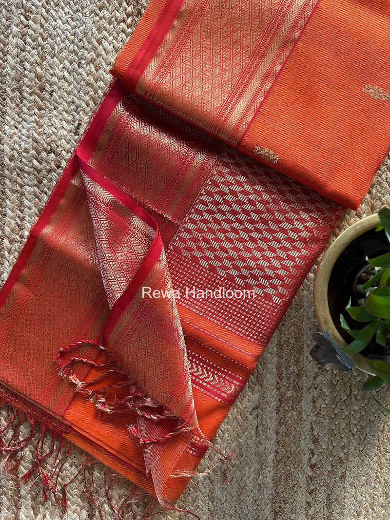 Maheshwari Tissue Rich Pallu Saree