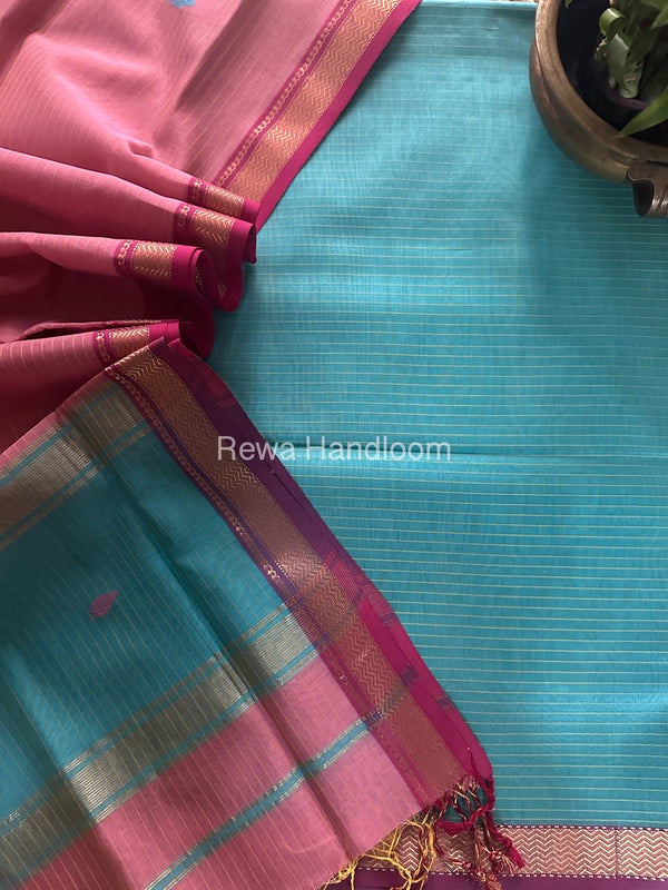 Maheshwari Motifs Top-Dupatta Set