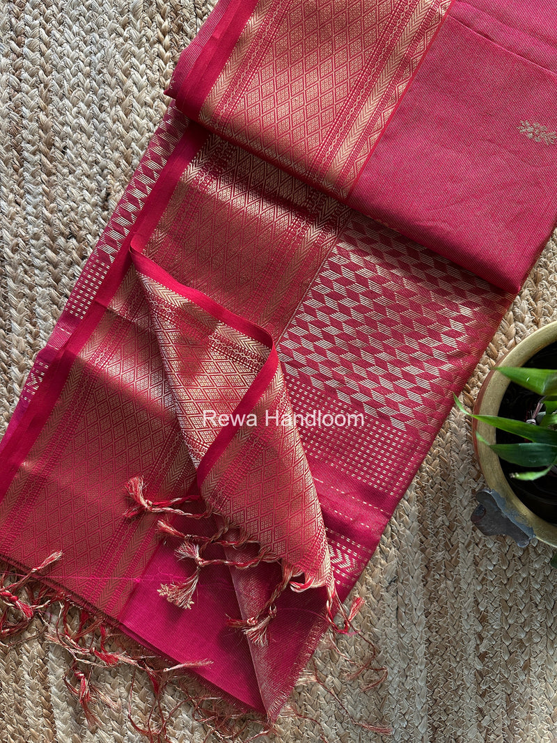 Maheshwari Tissue Rich Pallu Saree