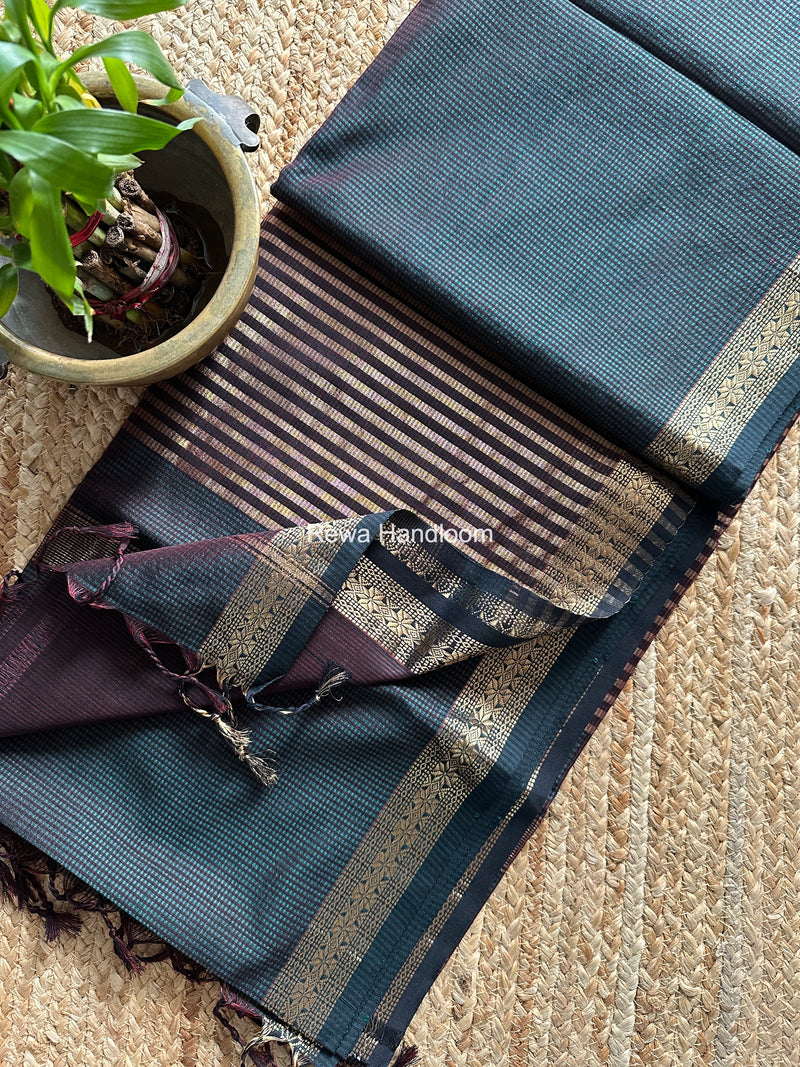 Maheshwari Garbha Reshami Silk Saree