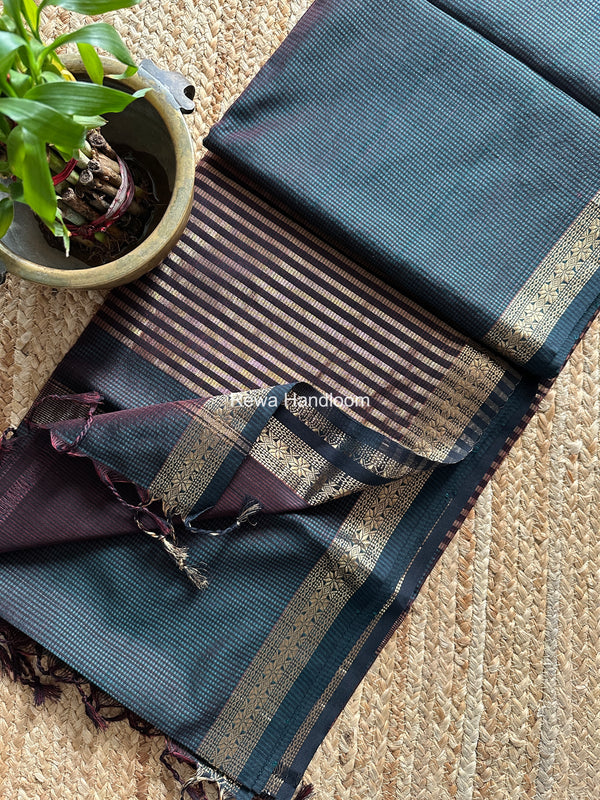 Maheshwari Garbha Reshami Silk Saree