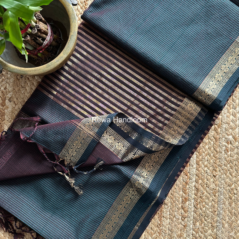 Maheshwari Garbha Reshami Silk Saree