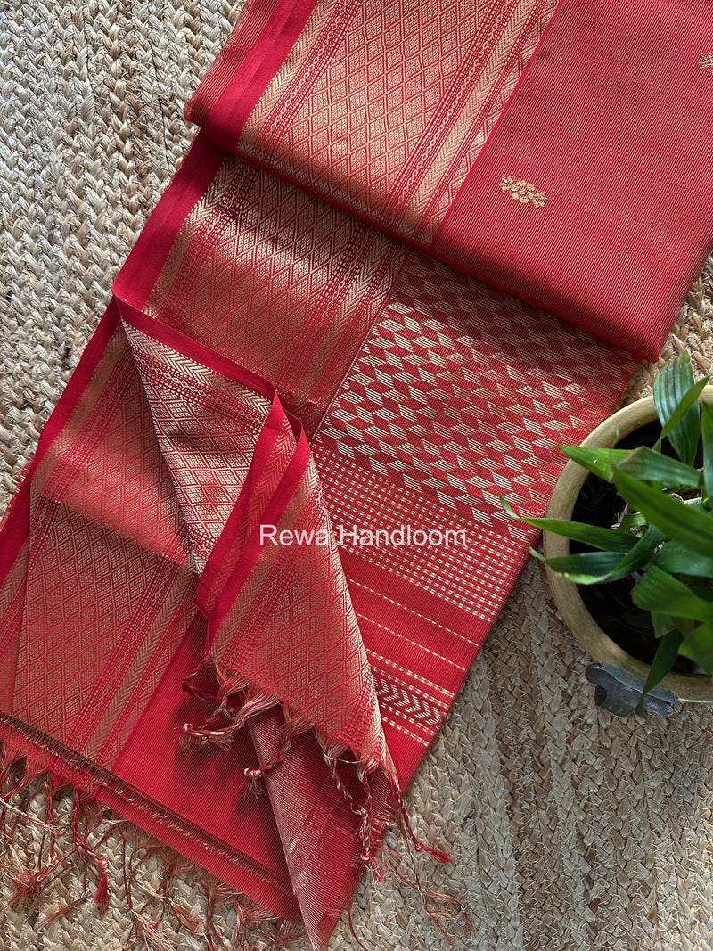 Maheshwari Tissue Rich Pallu Saree