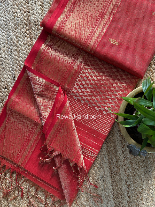 Maheshwari Tissue Rich Pallu Saree