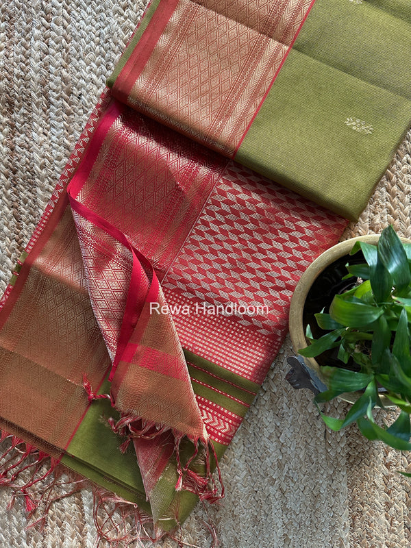 Maheshwari Tissue Rich Pallu Saree