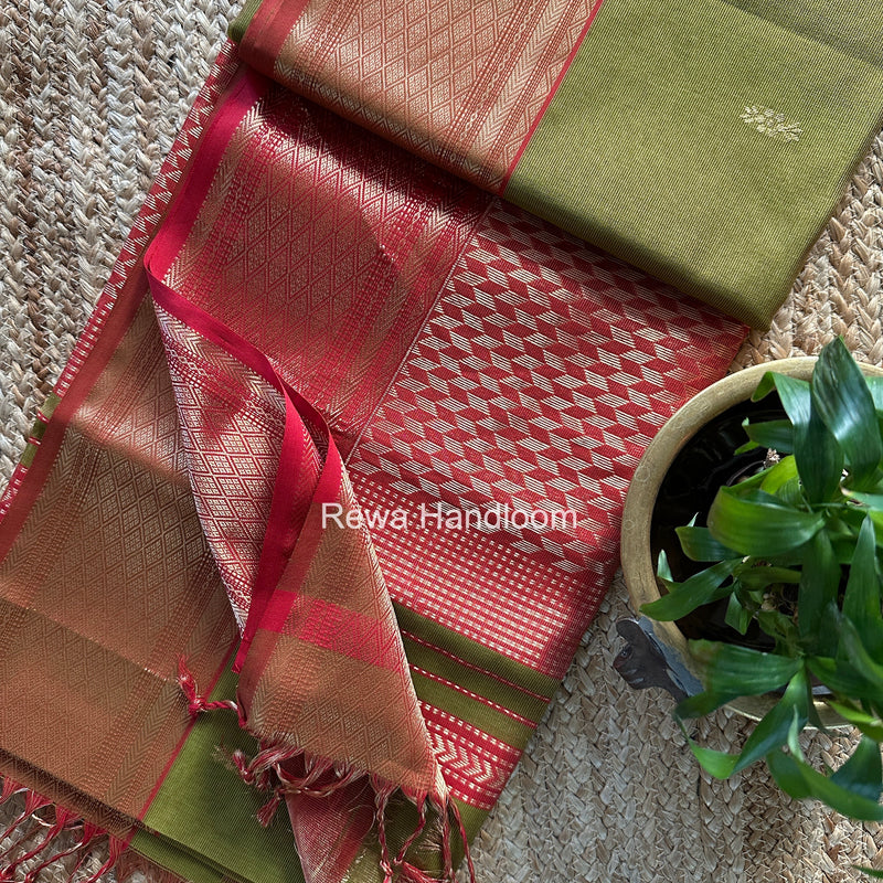 Maheshwari Tissue Rich Pallu Saree