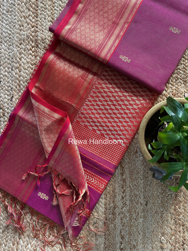 Maheshwari Tissue Rich Pallu Saree