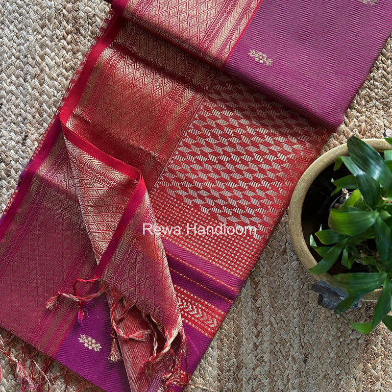 Maheshwari Tissue Rich Pallu Saree