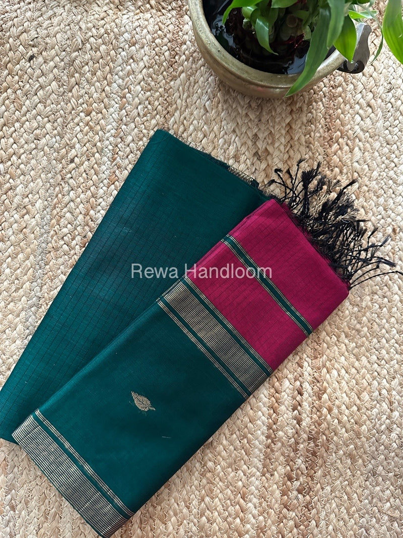 Maheshwari Top-Dupatta Set