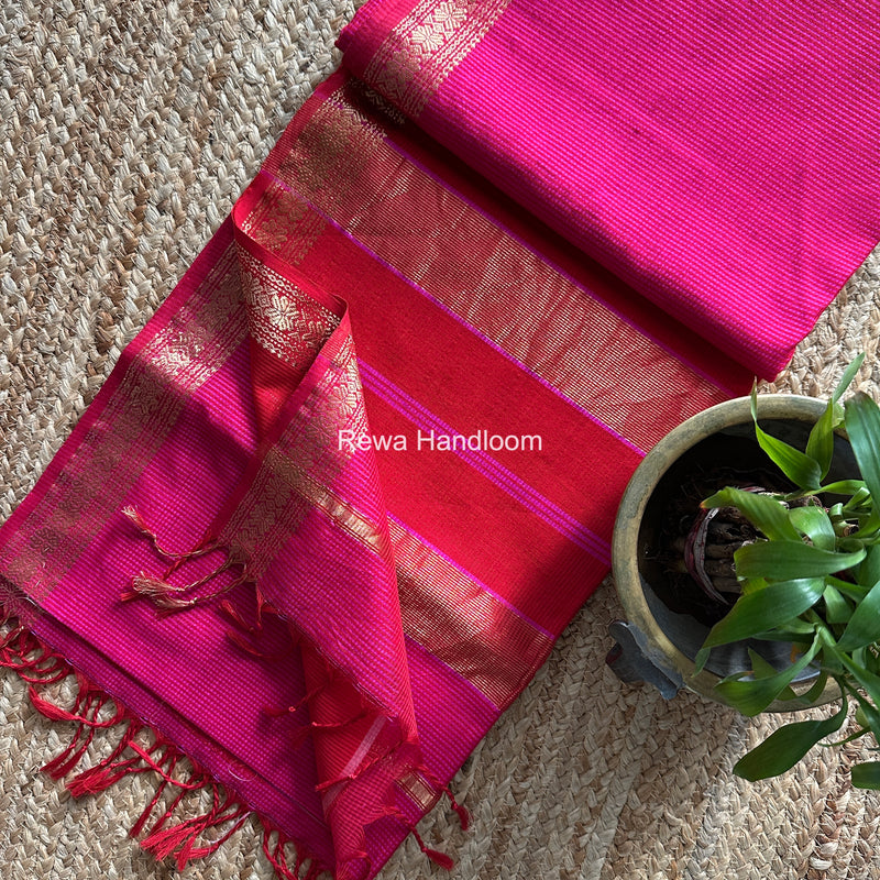Maheshwari Garbha Reshami Silk Saree