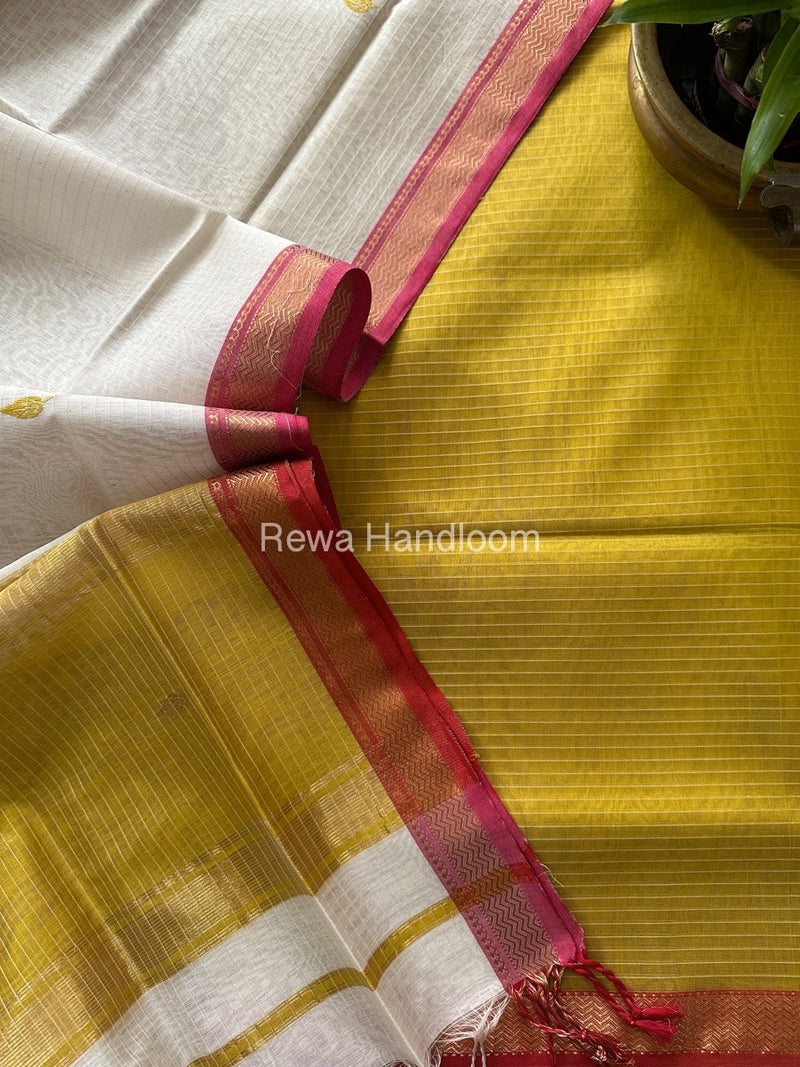 Maheshwari Motifs Top-Dupatta Set