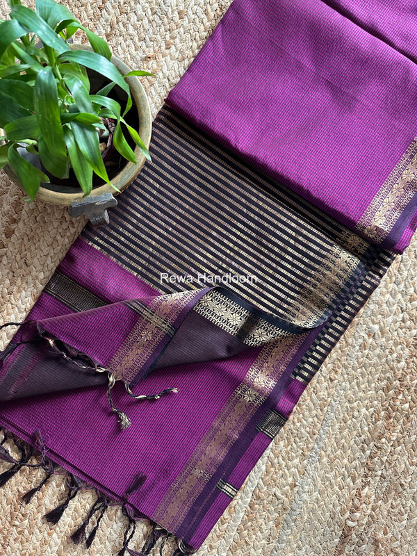 Maheshwari Garbha Reshami Silk Saree