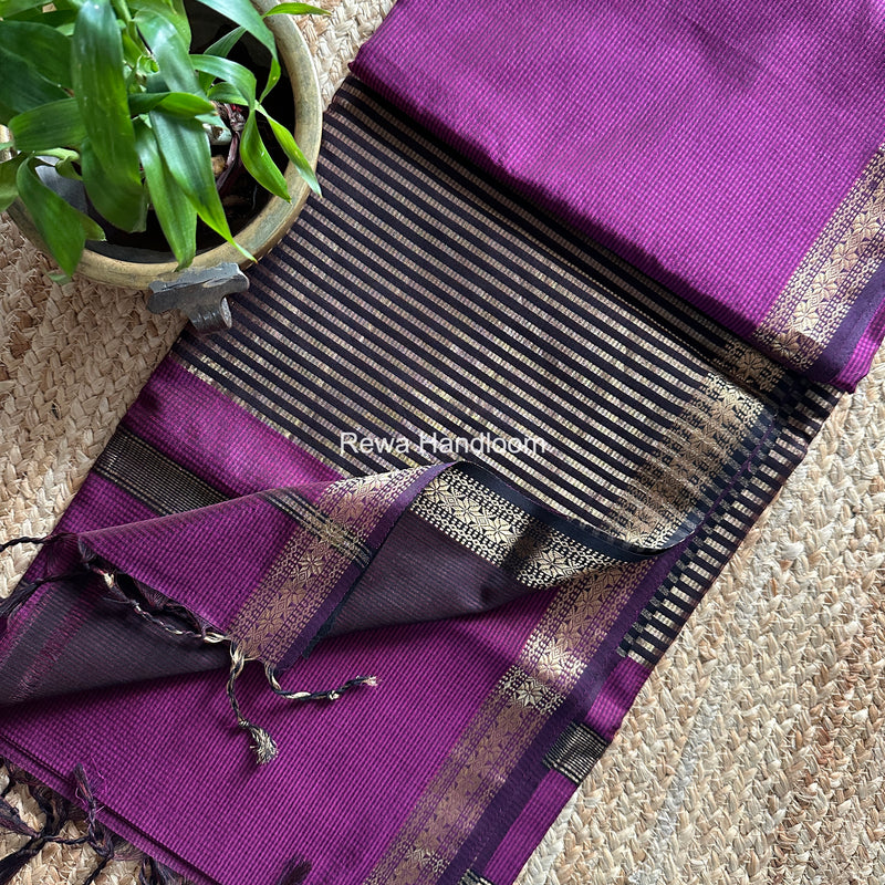 Maheshwari Garbha Reshami Silk Saree