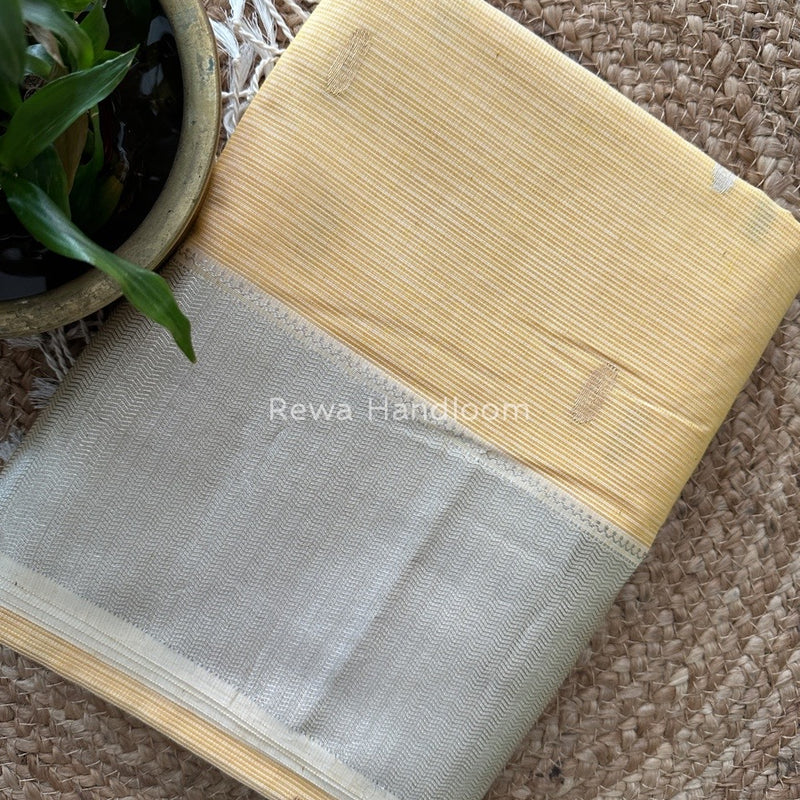 Exclusive Maheswari Silver Butti Buta Saree
