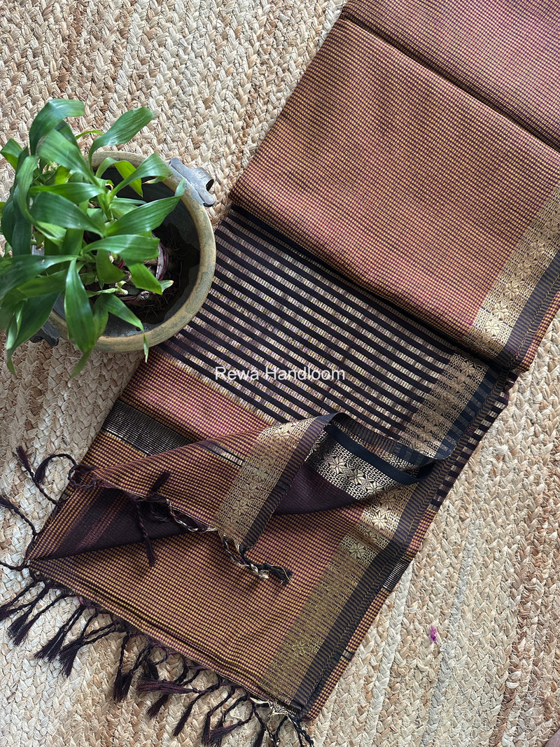 Maheshwari Garbha Reshami Silk Saree