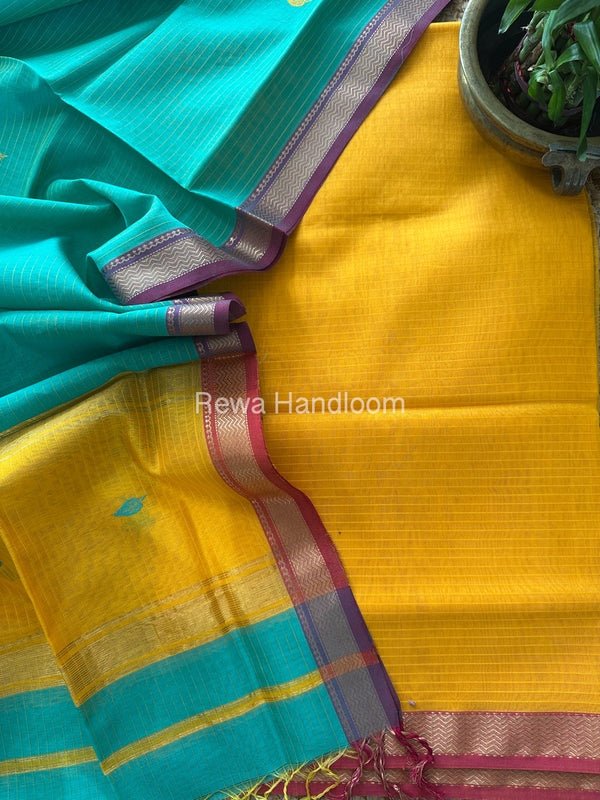 Maheshwari Motifs Top-Dupatta Set