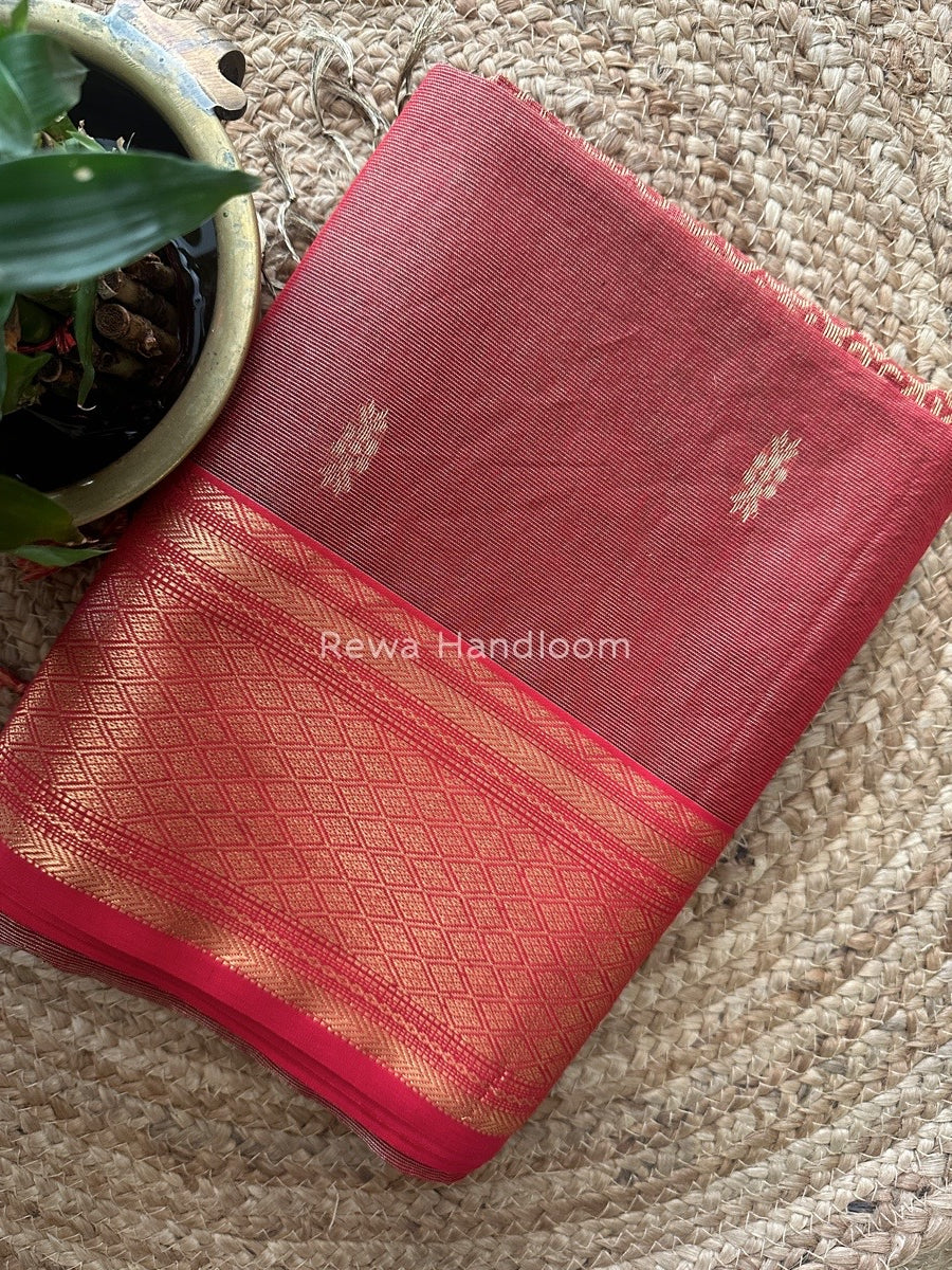 Maheshwari Tissue Rich Pallu Saree