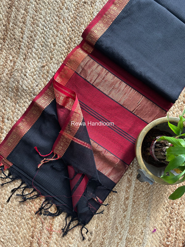 Maheshwari Garbha Reshami Silk Saree