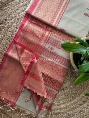 Maheshwari Tissue Rich Pallu Saree