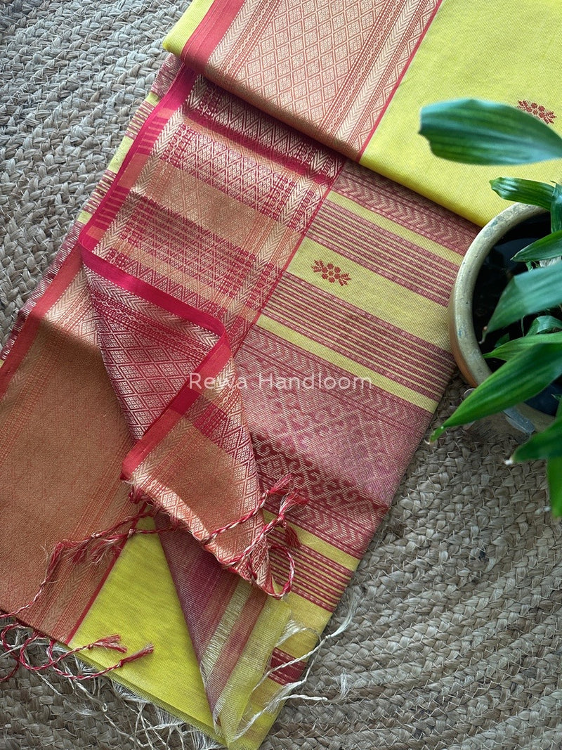 Maheshwari Tissue Rich Pallu Saree