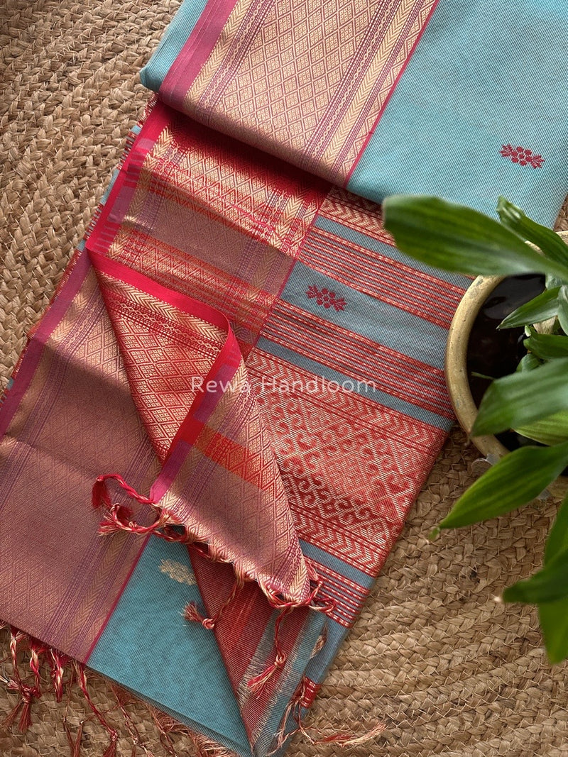 Maheshwari Tissue Rich Pallu Saree