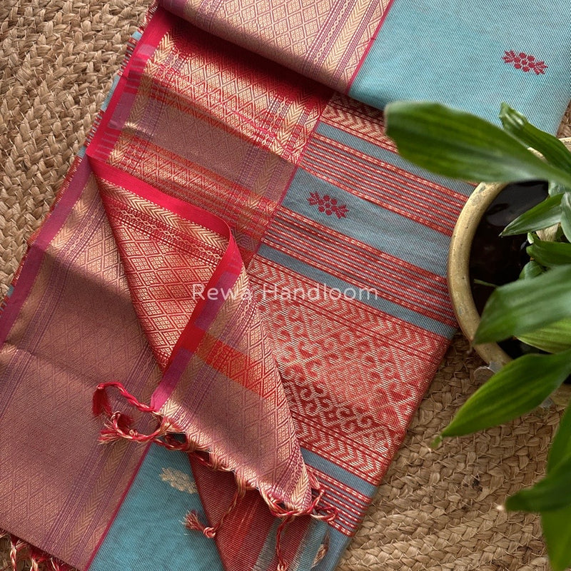 Maheshwari Tissue Rich Pallu Saree